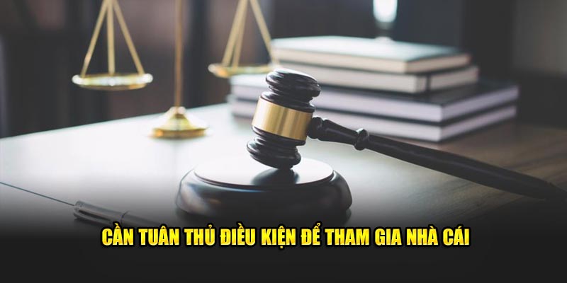 Cần tuân thủ điều kiện để tham gia nhà cái