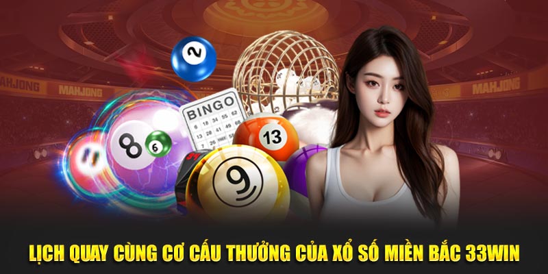 Lịch quay cùng cơ cấu thưởng của Xổ Số Miền Bắc 33WIN